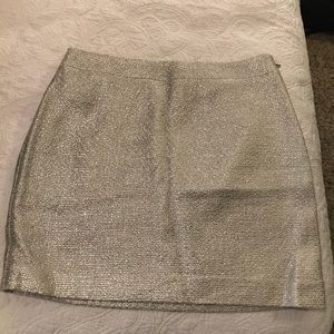 Banana Republic Gold/Silver Skirt